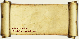 Georgina Čakaranović vizit kartica